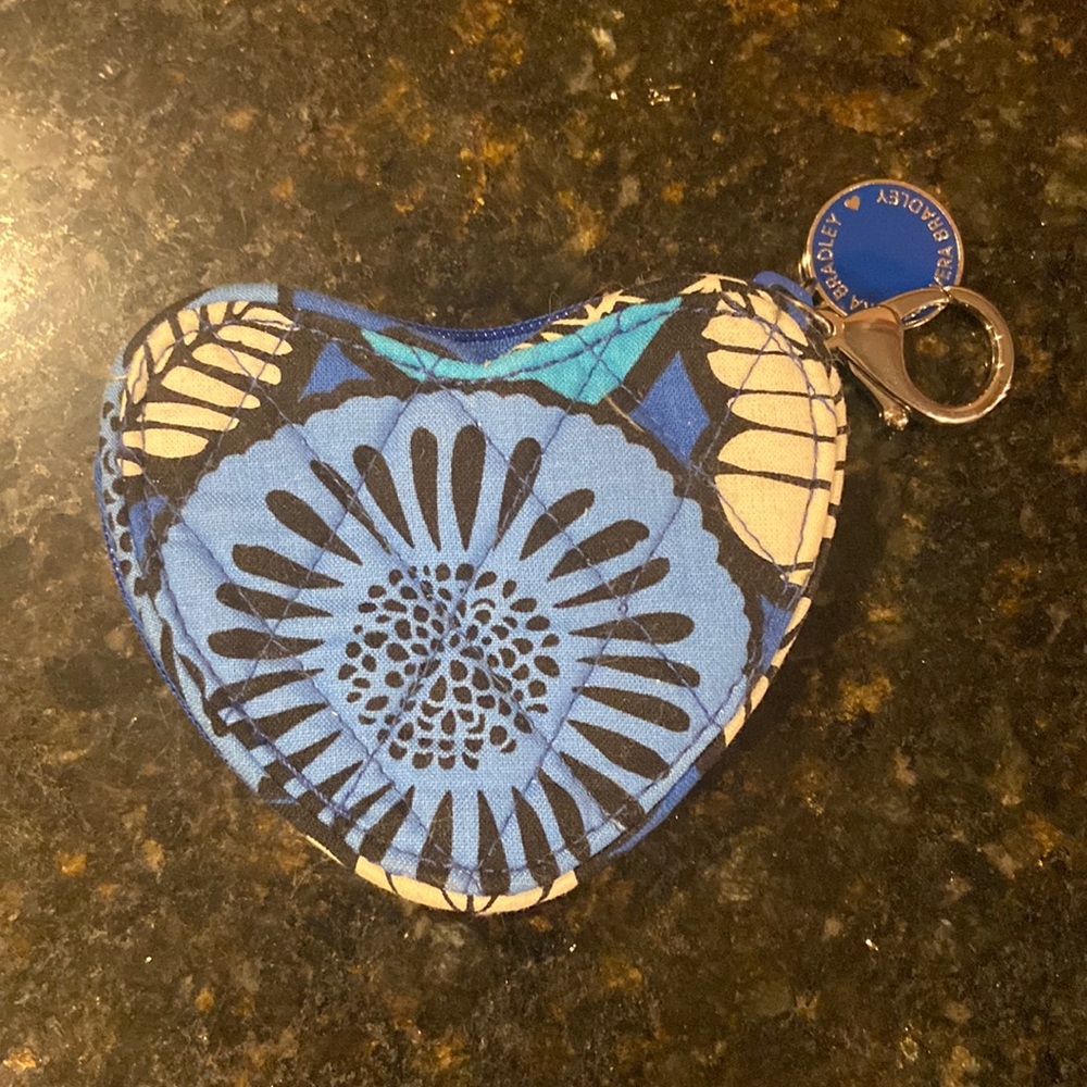 Vera Bradley “Blue Bayou” Sweetheart Coin Purse